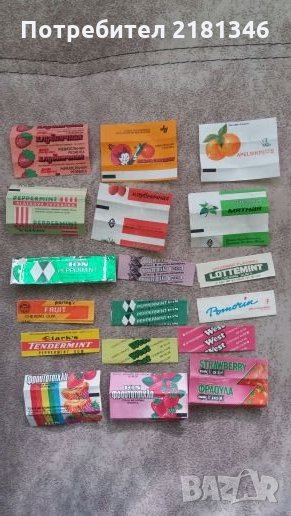 Картинки от дъвки -опаковки, снимка 1