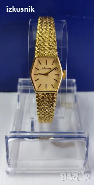 Уникален дамски ретро часовник Schwarz, снимка 1