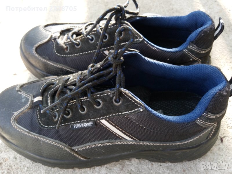 работни обувки с метално бомбе, снимка 1