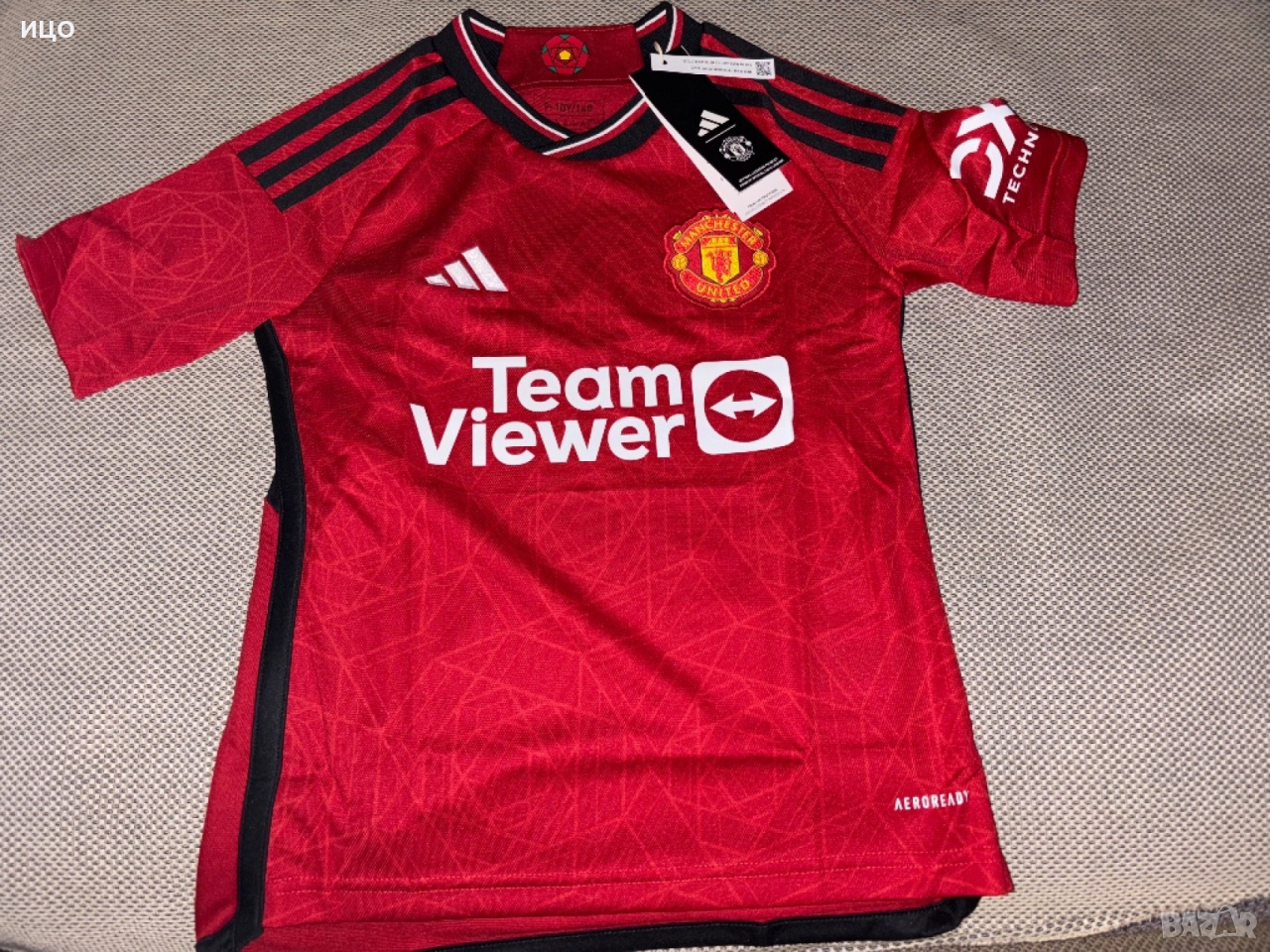 Нова детска футболна тениска на Manchester United Home Shirt 2023/24, снимка 1