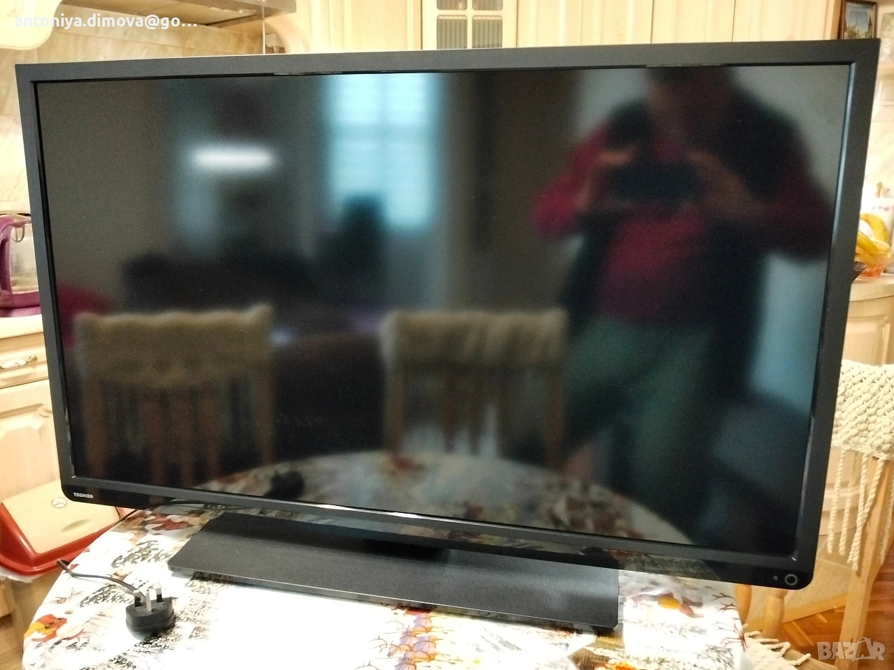 Телевизор Toshiba 40 инча комбо с ДВД плеър, снимка 1