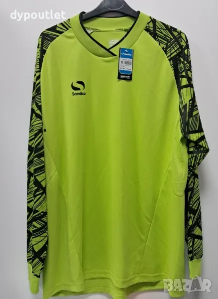 Sondico - Мъжка спортна блуза Pro GKJ, Масленозелен, Черен/Жълт, размер XXL., снимка 1