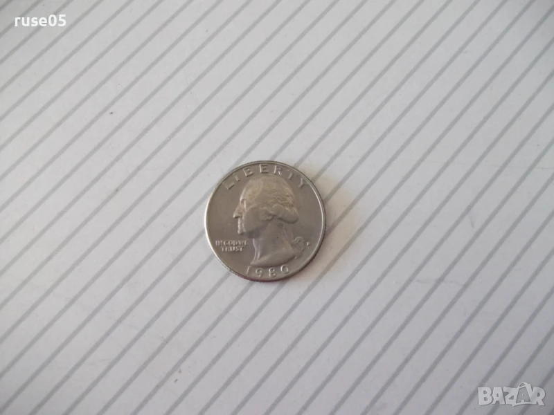 Монета "QUARTER DOLLAR - 1980 г.", снимка 1