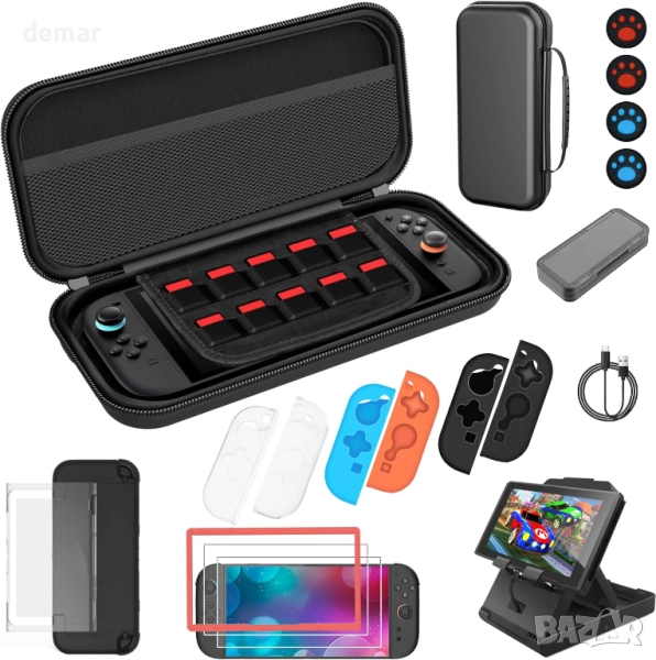 OCYEMY 20 в 1, калъф за носене и аксесоари за Nintendo Switch 2 (2025), снимка 1