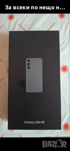 Продавам чисто нов Samsung galaxy S24 FE 5G 128GB 8RAM Graphite, снимка 1