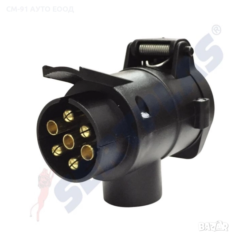 Букса ремарке 12V преходник от 7 към 13 пина, снимка 1