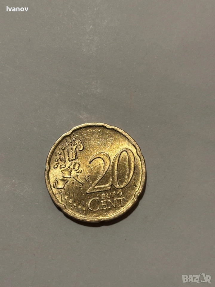 Moneta 20 euro cent 2003 a, снимка 1