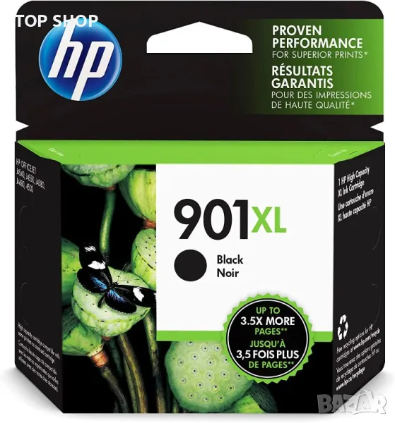 Касета HP 901XL Black High-yield Ink Cartridge | Works with HP OfficeJet J4500, J4680, 4500 Series, снимка 1