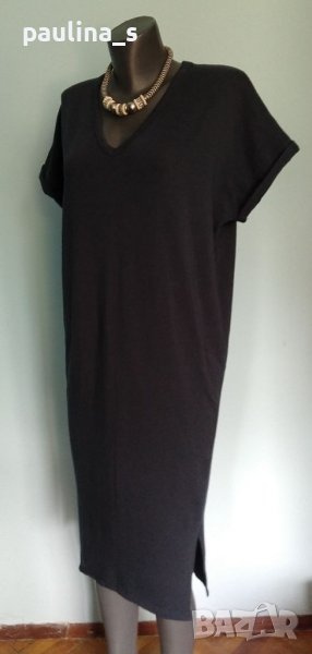 Памучна еластична рокля тип туника "a - armiesays" / универсален размер , снимка 1