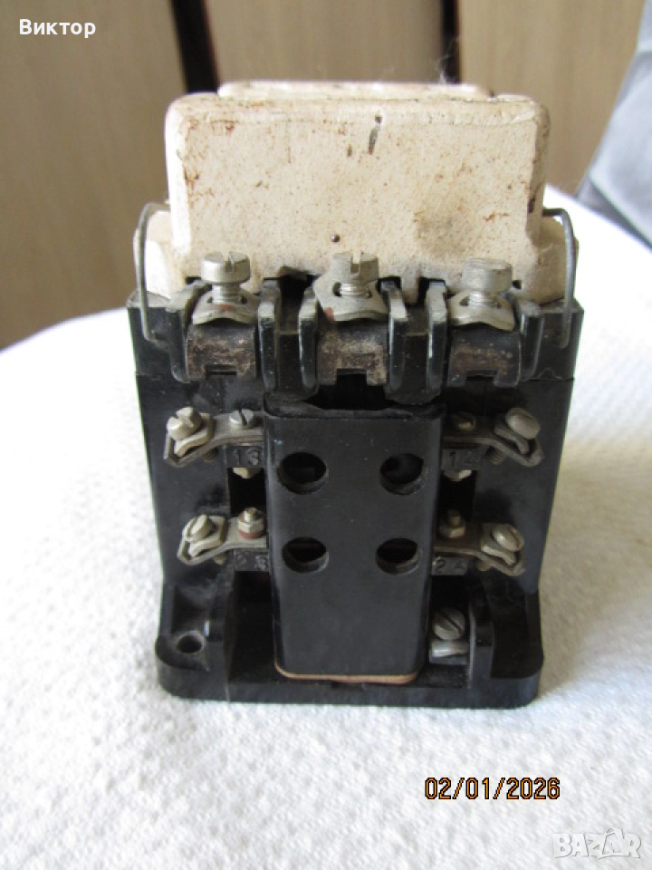 Трифазен контактор КВ-25, снимка 1