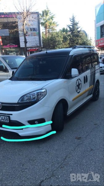 Лип спойлер Fiat Doblo, снимка 1