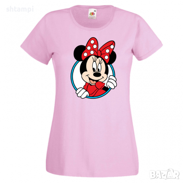 Дамска тениска Set for Couples Minnie 2 Подарък,Изненада,Рожден ден,, снимка 1