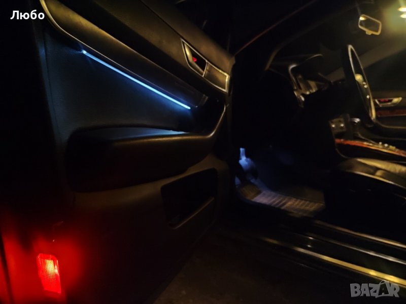 Амбиентно осветление пури за врати за Ауди А6 ц6 4ф Audi A6 c6 4f, снимка 1