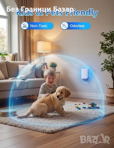 Нов Електрически UV капан за мухи комари молци с 6 лепенки пълнителя, снимка 7 - Други стоки за дома - 53915630