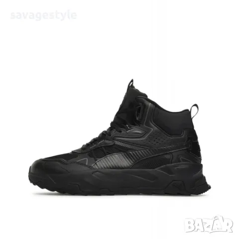 Мъжки обувки PUMA Trinity Mid Hybrid Shoes Black, снимка 4 - Ежедневни обувки - 47965691