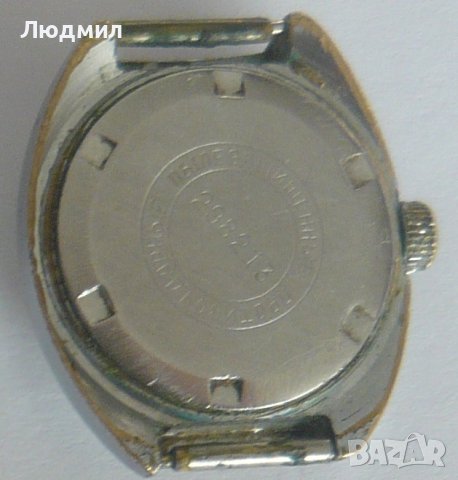 Стар ръчен часовник Заря с датник, снимка 2 - Дамски - 39374083