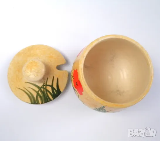 Малка флорална захарничка, снимка 5 - Прибори за хранене, готвене и сервиране - 47887510