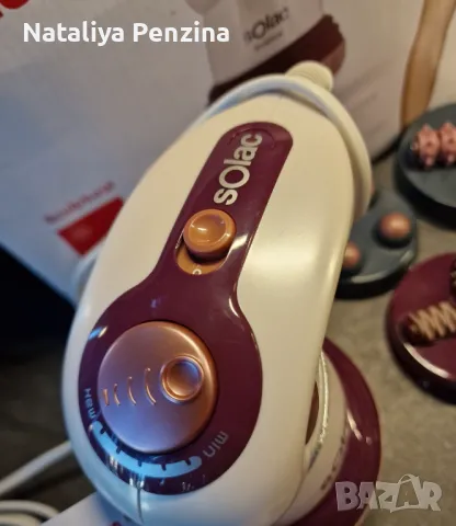 Нов и супер ефективен Скулптурен масажор Solac, снимка 2 - Масажори - 47442540