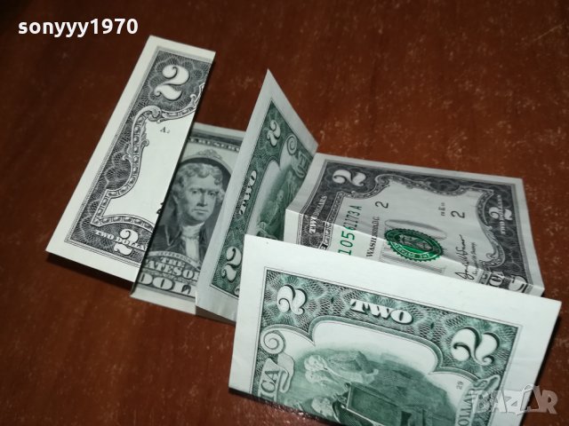 2 ДОЛАРА-БАНКНОТА ЗА КОЛЕКЦИЯ 0501220948, снимка 3 - Колекции - 35327892