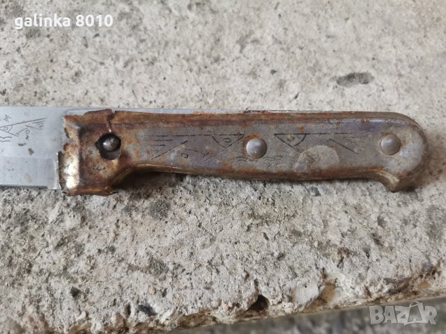 Стар нож, снимка 6 - Антикварни и старинни предмети - 42640451