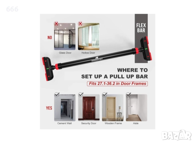 RHINOSPORT Щанга за набиране за врата, снимка 3 - Фитнес уреди - 52930242