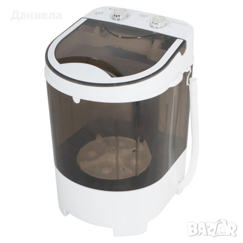 Преносима мини пералня Adler с центрофуга до 4 кг - Компактно решение за всяко пространство