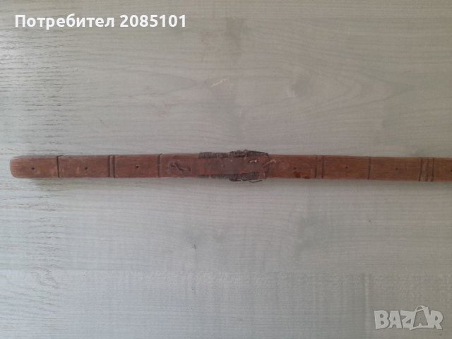 Ретро дървен измервателен уред за ямурлуци, снимка 2 - Антикварни и старинни предмети - 40612364