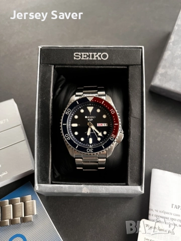 Seiko 5 Sports Pepsi, снимка 2 - Мъжки - 56485307