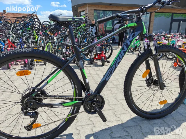 Промо велосипед 29" Sprint APOLON черен/зелен, снимка 11 - Велосипеди - 56079867