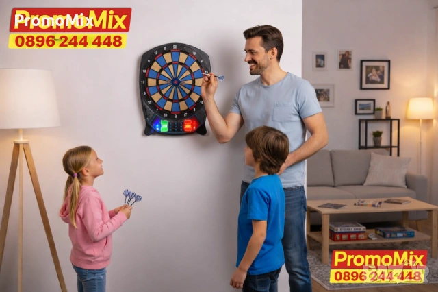 Дартс игра Elektronisches Dart Spiel 212607 Електронен стрелички с пластмасов връх