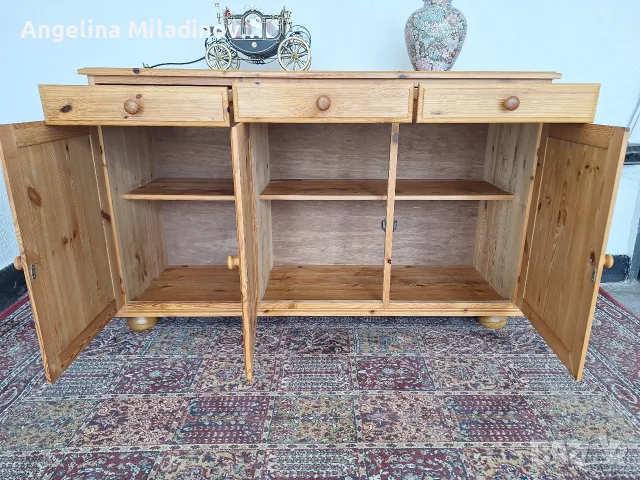 Комод, скрин, бюфет, шкаф масивна дървесина , снимка 3 - Шкафове - 56316862