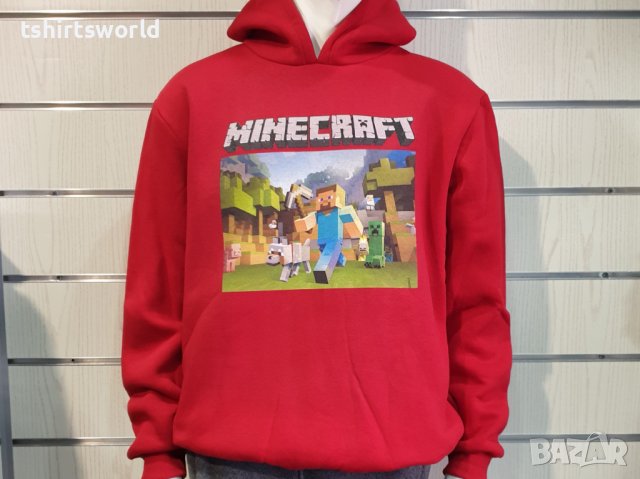 Нов мъжки суичър с дигитален печат MINECRAFT (Майнкрафт), снимка 5 - Суичъри - 39094824