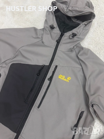Мъжко софтшел яке JACK WOLFSKIN. Размер M/L, снимка 2 - Якета - 53933017