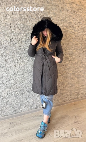 Дамско зимно яке с качулка -IM66, снимка 2 - Якета - 45873506