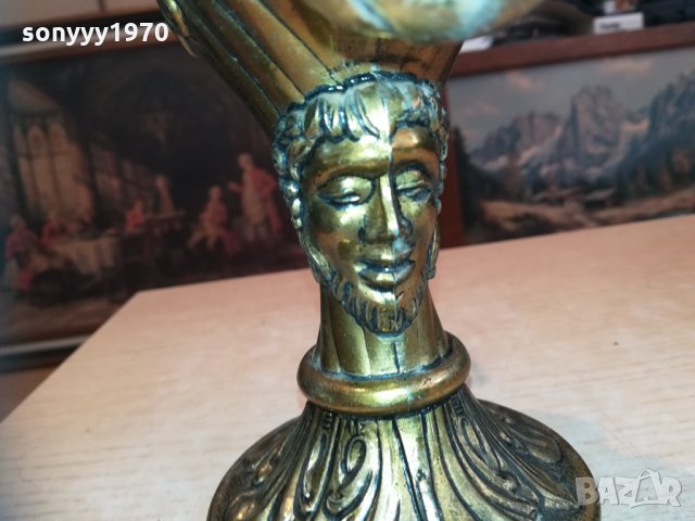 кана-горна част-мед/месинг-19х19х9см-внос холандия, снимка 8 - Колекции - 30474536