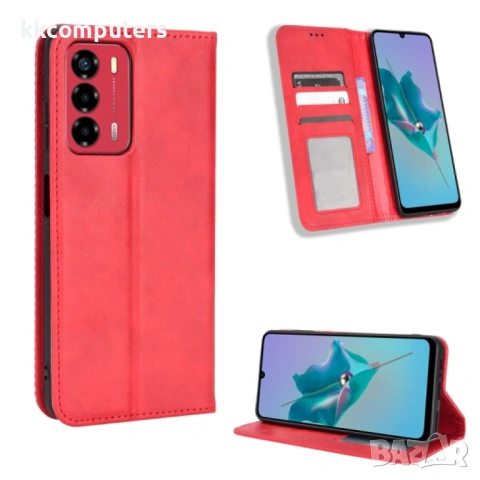 ZTE Blade V40 Vita Magnetic Wallet Калъф и Протектор, снимка 2 - Калъфи, кейсове - 53034060