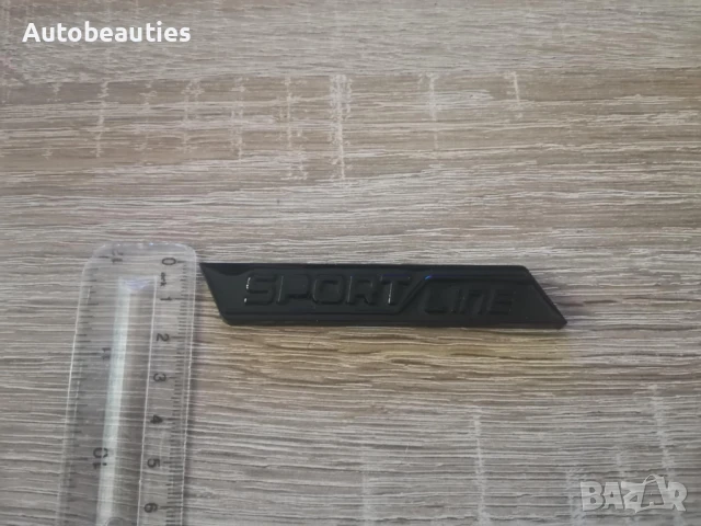 Skoda Sportline черен гланц емблема , снимка 5 - Аксесоари и консумативи - 51165286