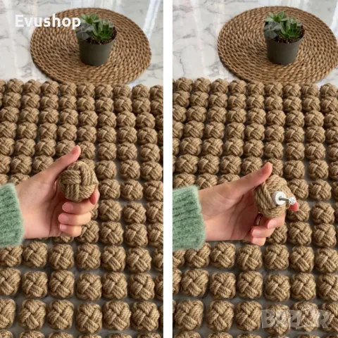 Ратанови Дръжки ( 4 броя ) – За Врати, Шкафове, Портманта, Чекмеджета, снимка 2 - Други - 50176893