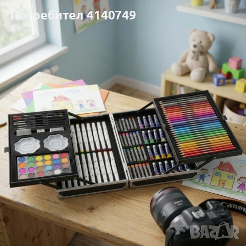 Арт куфар за деца – 132 части цветно вдъхновение, снимка 3 - Други - 53916014