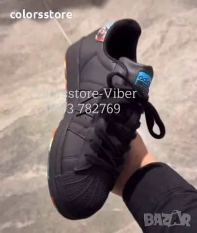 Дамски черни маратонки Adidas-BR54pi, снимка 5 - Маратонки - 48268285