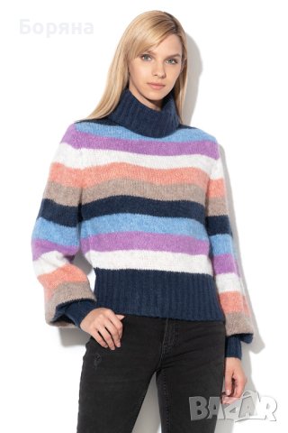 НАМАЛЕН - Dua Lipa & Pepe Jeans нов с етикет пуловер, снимка 17 - Блузи с дълъг ръкав и пуловери - 40312475