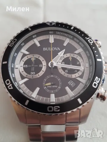 Bulova 262khz Chronograph , снимка 6 - Мъжки - 48011410