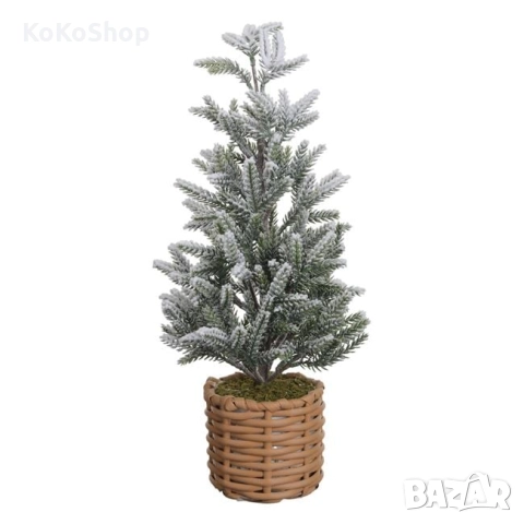 Заснежена коледна елха в саксия-Ø25x45 см./изкуствена коледна елха/елхичка