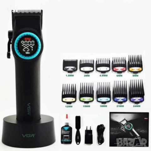 Мощен тример за коса и брада VGR V-001, снимка 3 - Машинки за подстригване - 54229479