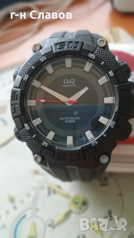 Мъжки часовник Q&Q (Citizen watch)! Водоустойчивост 10 ATM! произведен от Citizen Watch Co., Ltd. , снимка 2 - Мъжки - 50375210