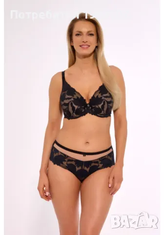 Красив push up сутиен в черен цвят SOPHIA 1225 Gaia, снимка 2 - Бельо - 47521250