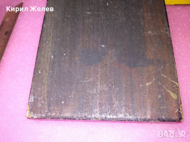 СТАРО АЗИАТСКО ГОЛЯМО ДЕКОРАТИВНО РИСУВАНО ДЪРВЕНО ПАНО РИСУНКА КАРТИНА с ЕКЗОТИЧНИ ПТИЦИ 42837, снимка 10 - Пана - 44222273