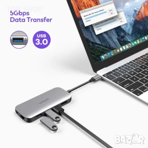 VAVA 9-в-1 USB-C хъб, снимка 5 - Друга електроника - 48776968