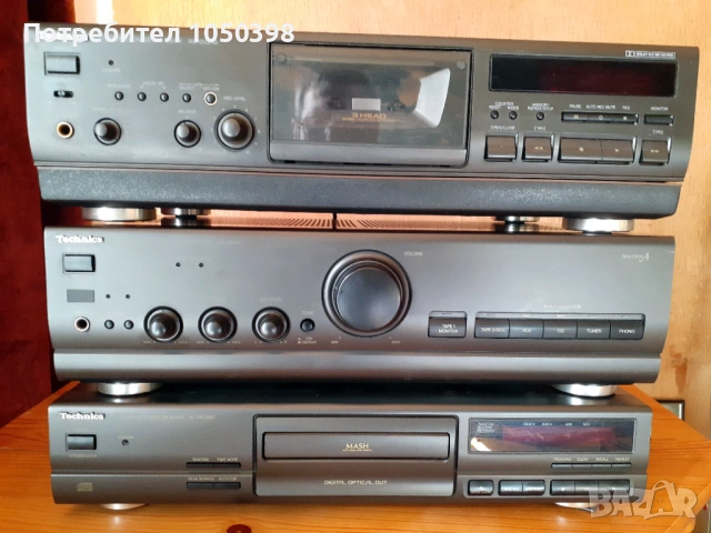 Перфектен сет Technics - Триглав дек - усиловател и сиди плеър, снимка 2 - Декове - 53985095