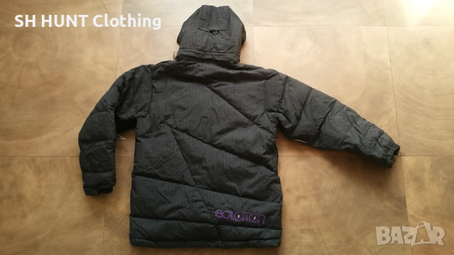 SALOMON CLIMA PRO DOWN SKI SNOWBOARD JACKET размер M - L ски сноуборд яке с гъши пух 9-44, снимка 2 - Якета - 52216968